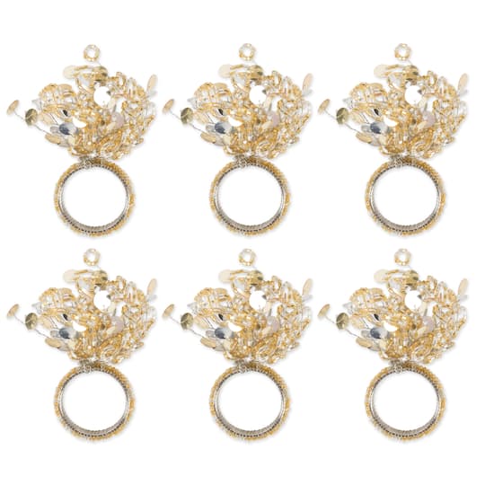 DII® Sparkle Napkin Rings, 6ct.